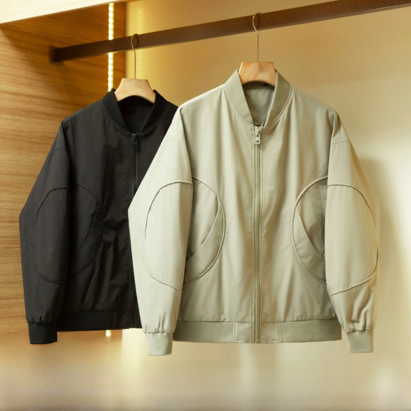 

Мужская хлопковая куртка с бейсбольным воротником, новая коллекция осень-зима, теплая, приталенная, из полиэфирного волокна, 100% полиэстер