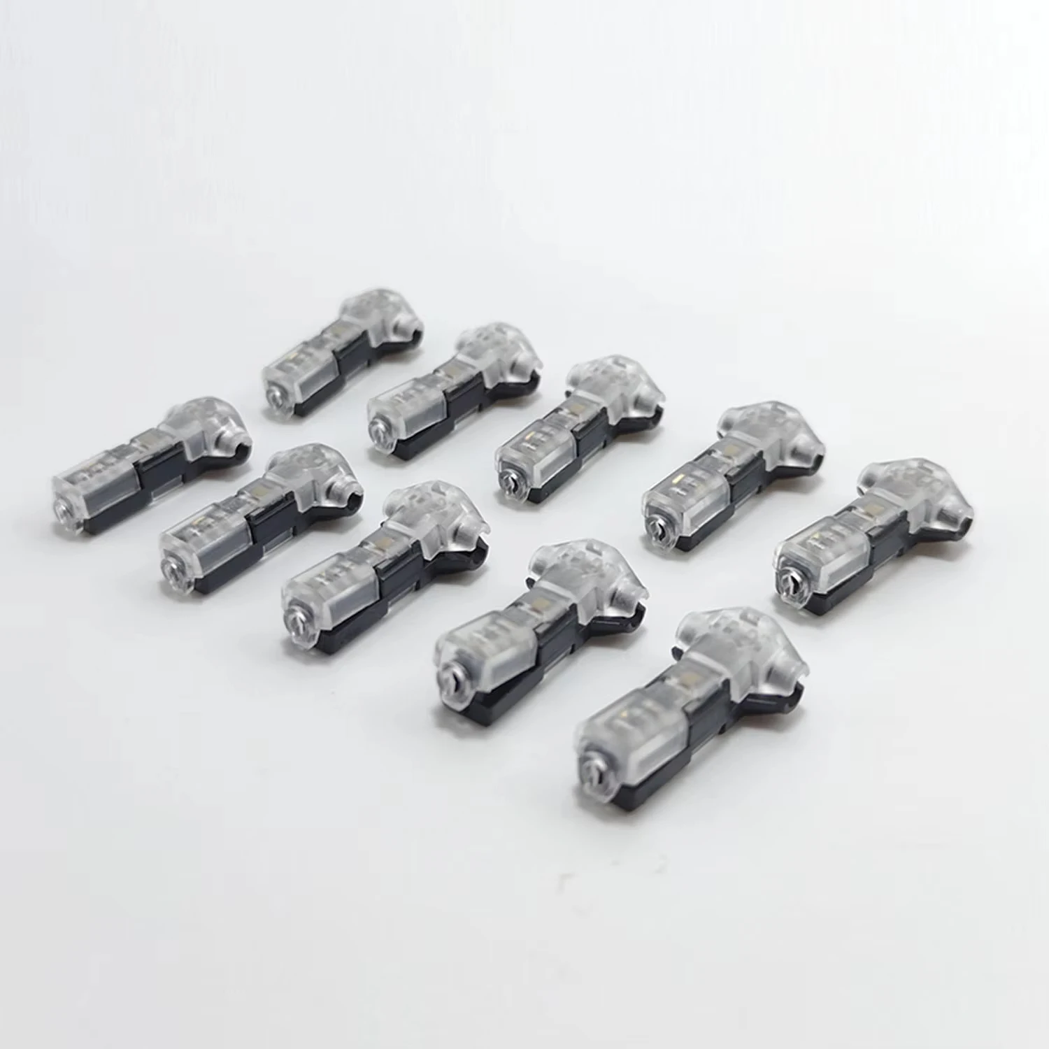 10/20/30 Stück T1 2-Pin-Steckverbinder Auto-Kabelverbinder Lötfreie Schnellanschlüsse Ohne Abisolieren Auto-Stecker Zubehör