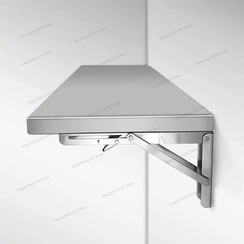 FOR Stainless Steel Frame, One-layer Wall Rack, Single-layer Wall Rack, Shelf, Seasoning Kitchen Hanging