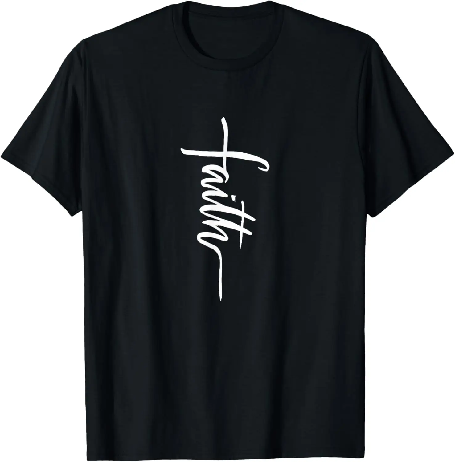 T-shirt chrétien catholique religieux, Faith - Jesus Believer Belief