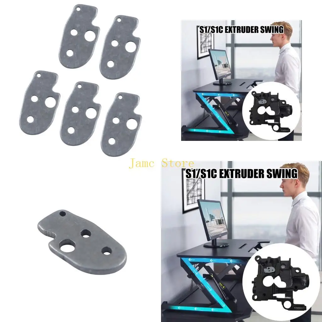 LX0B Well Made Extruder Swing Plate for 3D Printers Metal Body and Improved Operation