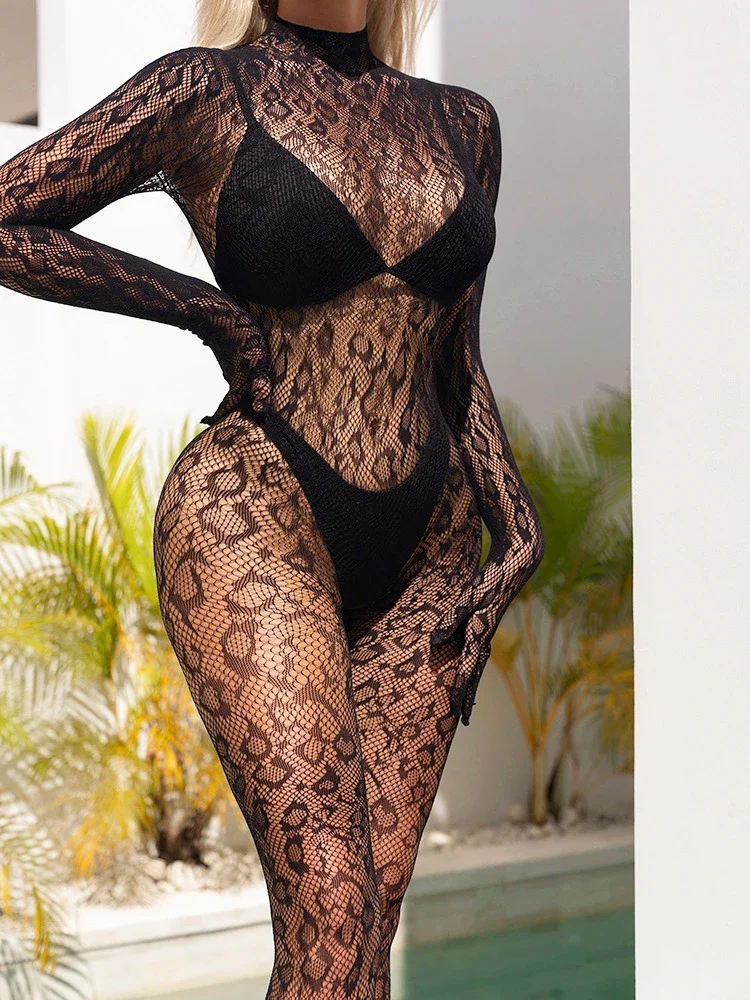 Backless Sexy Fishnet Pantyhose See Through Bodystockings Open Crotch Full Body One Piece Women Sexy Lingerie Erotic Underwear