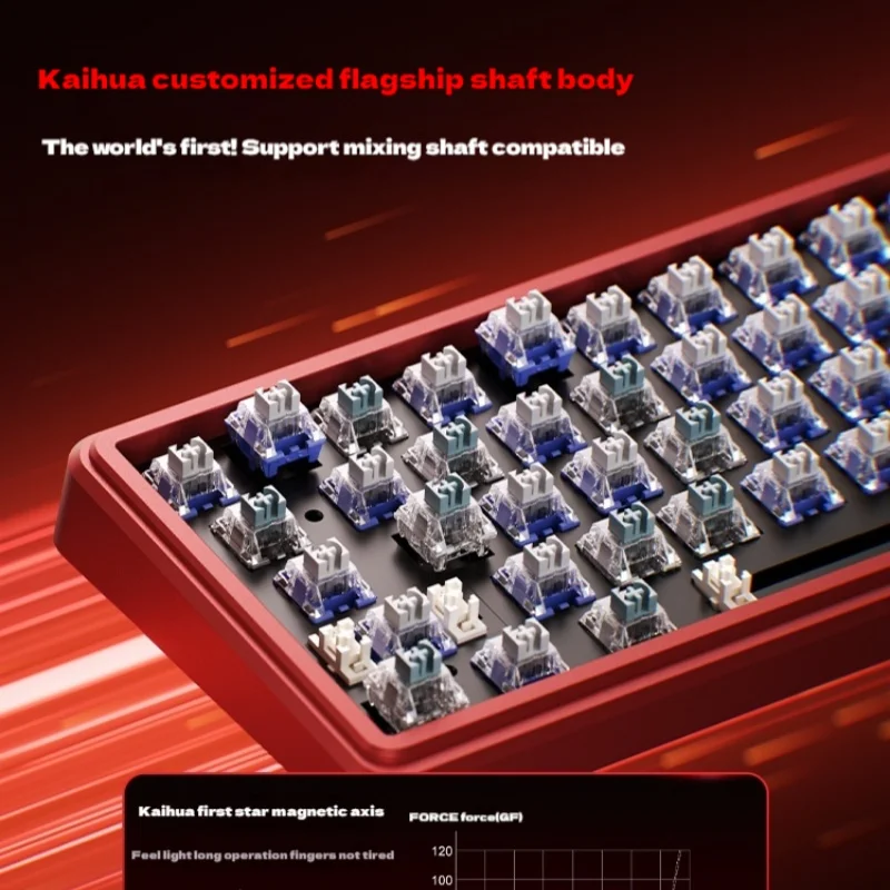 Ausdom Zeus68 Magnetic Axis Mechanical Keyboard 8000hz Rgb Rt0.005 Full-Key Rollover Quick Response Gaming Keyboard Gift