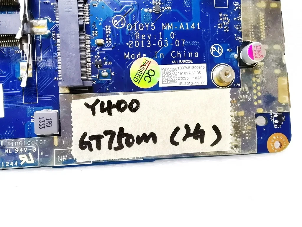 NM-A141 LA-8691P لينوفو ideapad Y400 اللوحة الأم للكمبيوتر المحمول مع GT650M GT750M 2GB GPU 100% تم اختبارها