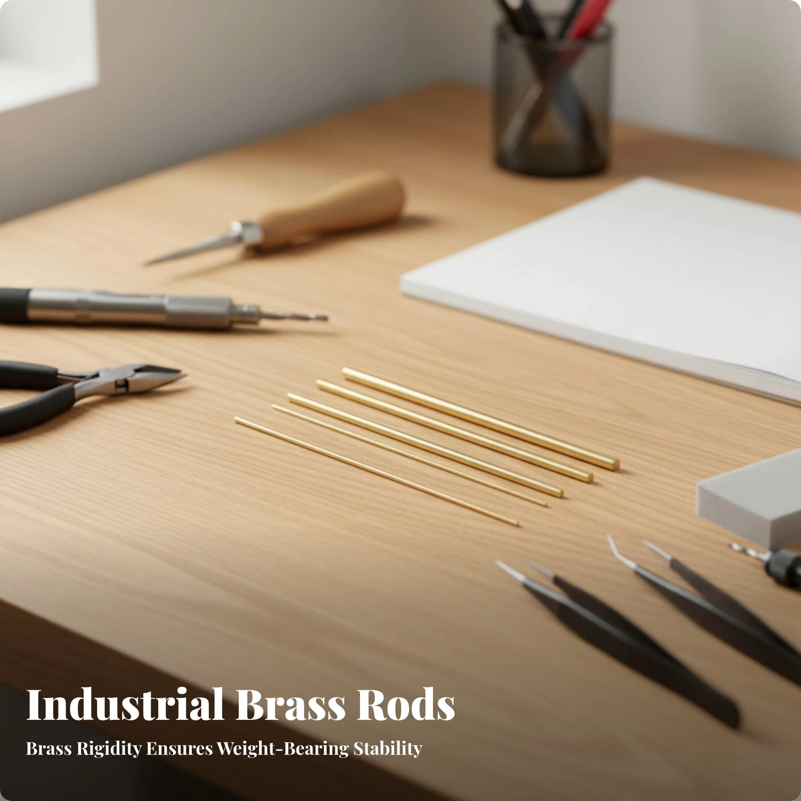 6 Pieces Round Brass Rods Straight Brass Round Rod Model Repair Rods Smooth Hardware Machinable for Hobbyists