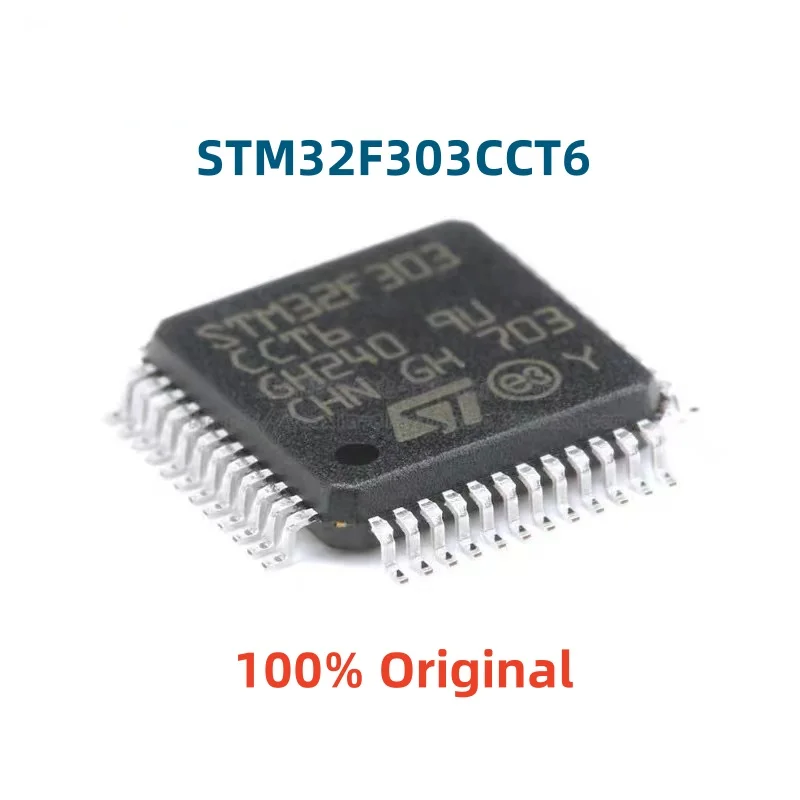 100% New STM32F303C8T6 STM32F303CBT6 STM32F303CBT7 STM32F303CCT6 LQFP48 STM32F303K8T6 LQFP32 STM32F303ZET6 LQFP144 chips ic