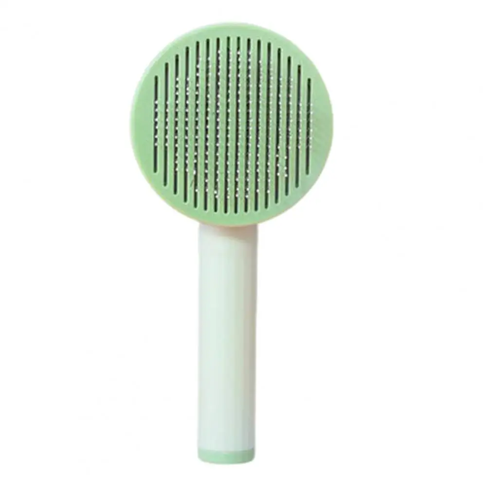 

Dog Grooming Brush Skin Pet Comb Efficient Pet Grooming Tools 2-in-1 Cat Brush Set Self-cleaning Slicker Brush for Dogs Cats