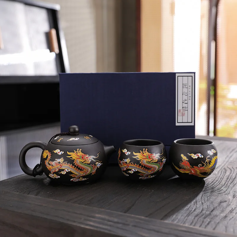 MING VILLAGE 染め付け　ティーポット MING VILLAGE 染め付け ティーポット MING VILLAGE 染め付け