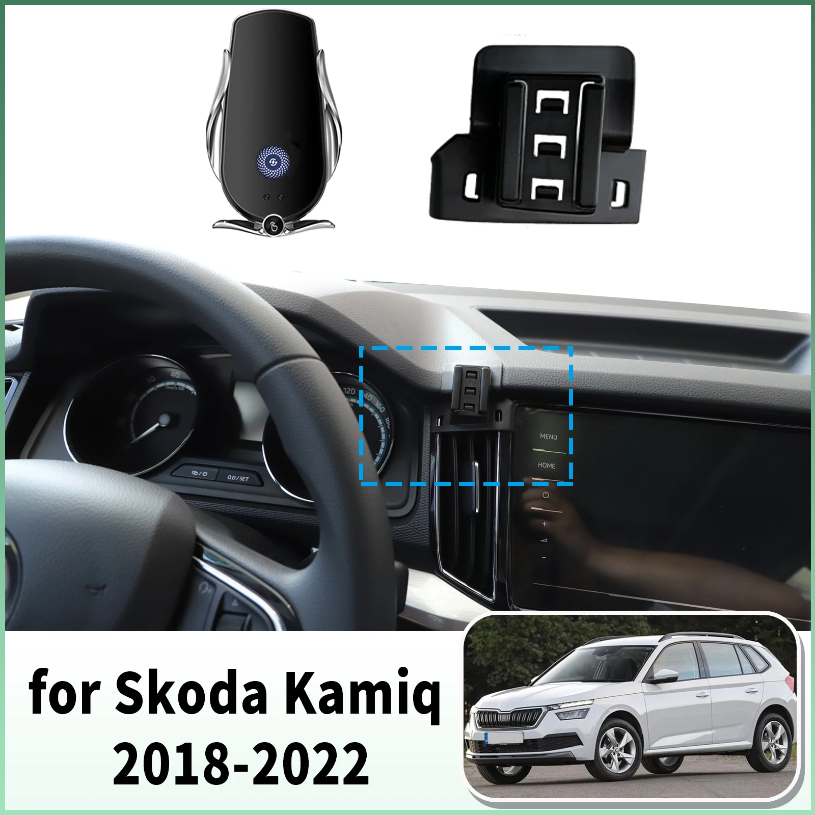 

​​fit for Skoda Kamiq 2018~2022 Specific Dashboard Navigation Phone Holder Mount Design Car​​ accessoires