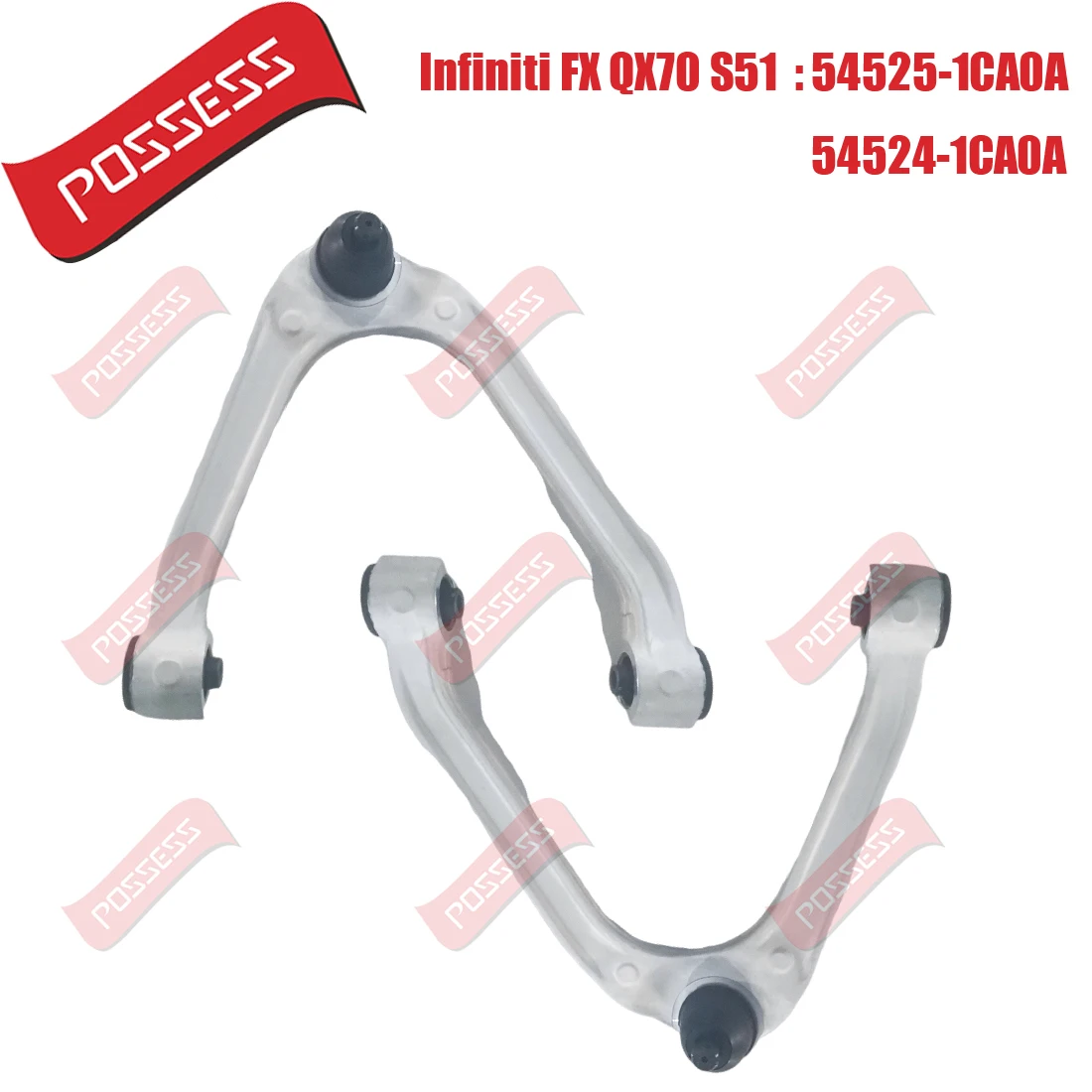

A Pair of Front Upper Suspension Control Arm For Infiniti FX S51 FX35 FX37 FX45 FX50 2008-2013 QX70 S51 2013-2017