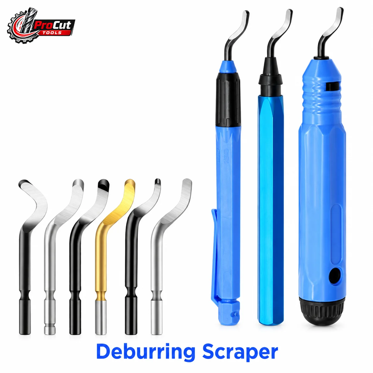 Stainless Steel Deburring Scraper BS1010 Burr Trimming Knife Chamfer Tool for Plastic Copper Tube Deburring Blades