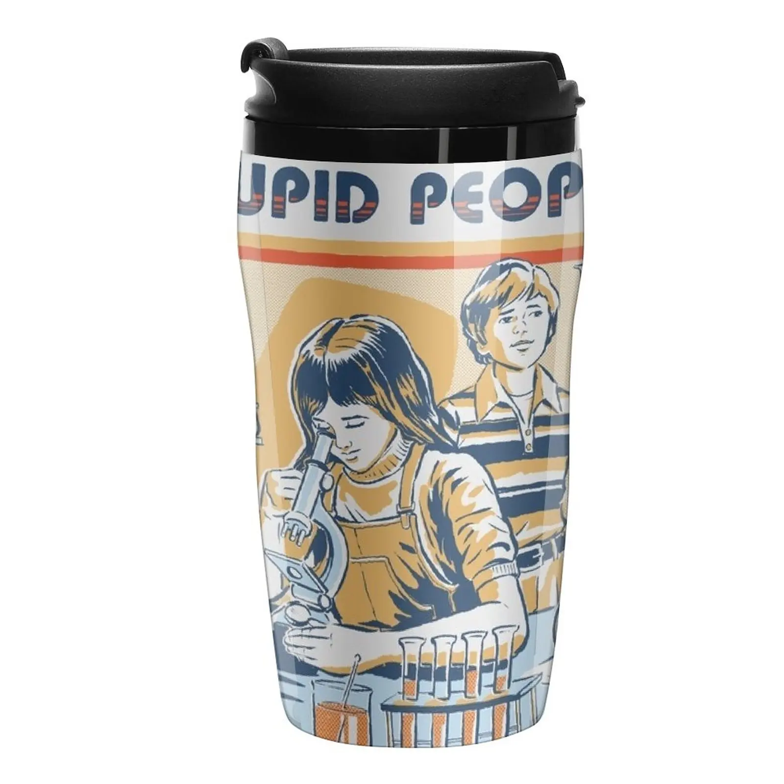 

New A Cure For Stupid People Travel Coffee Mug Thermal Cup For Coffee Black Coffee Cup Latte Cup Coffee And Tea