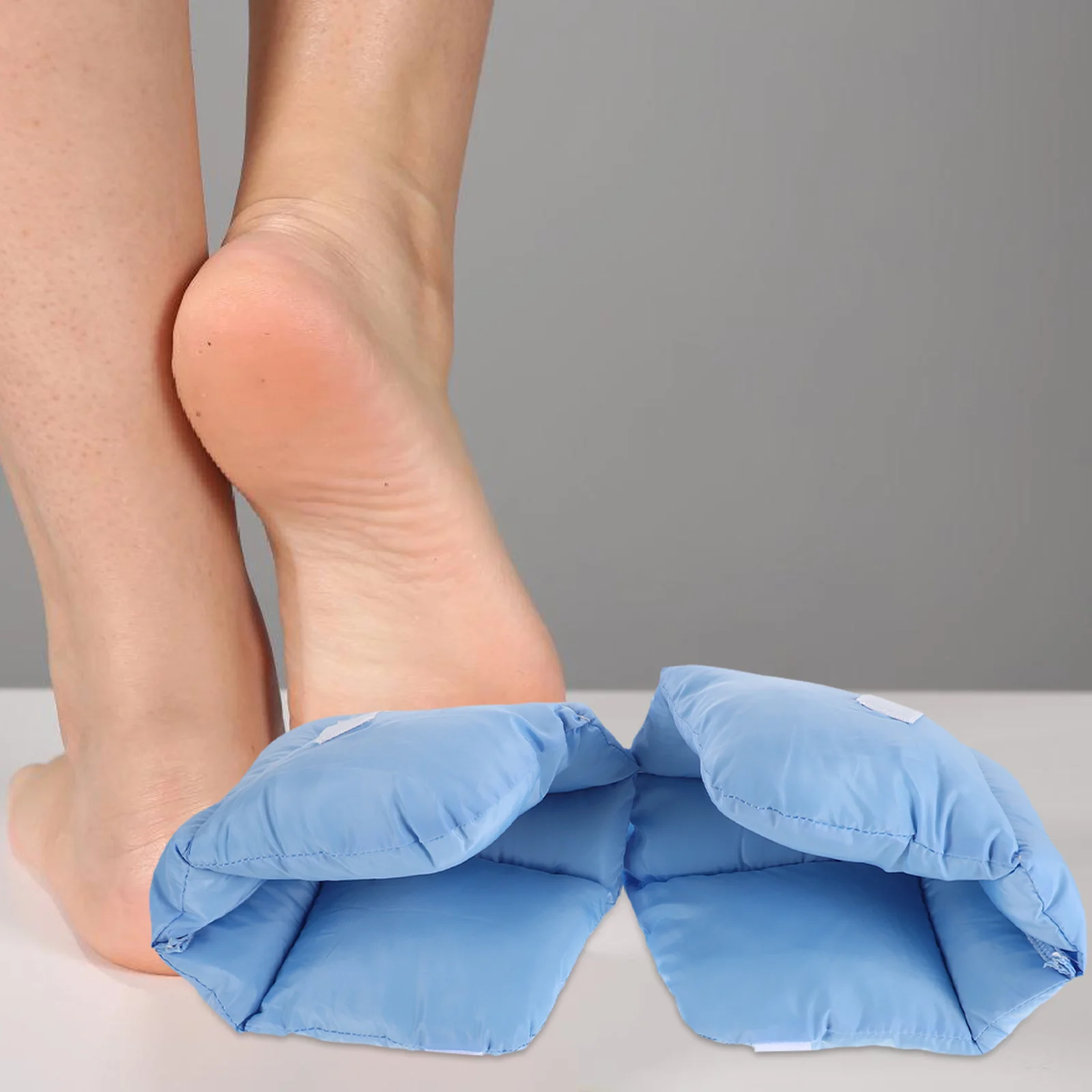 

1Pair Heel Protectors Soft Breathable Heel Support Guard Foot Protection Pad Ankle Stability Cushion for Pressure Sores