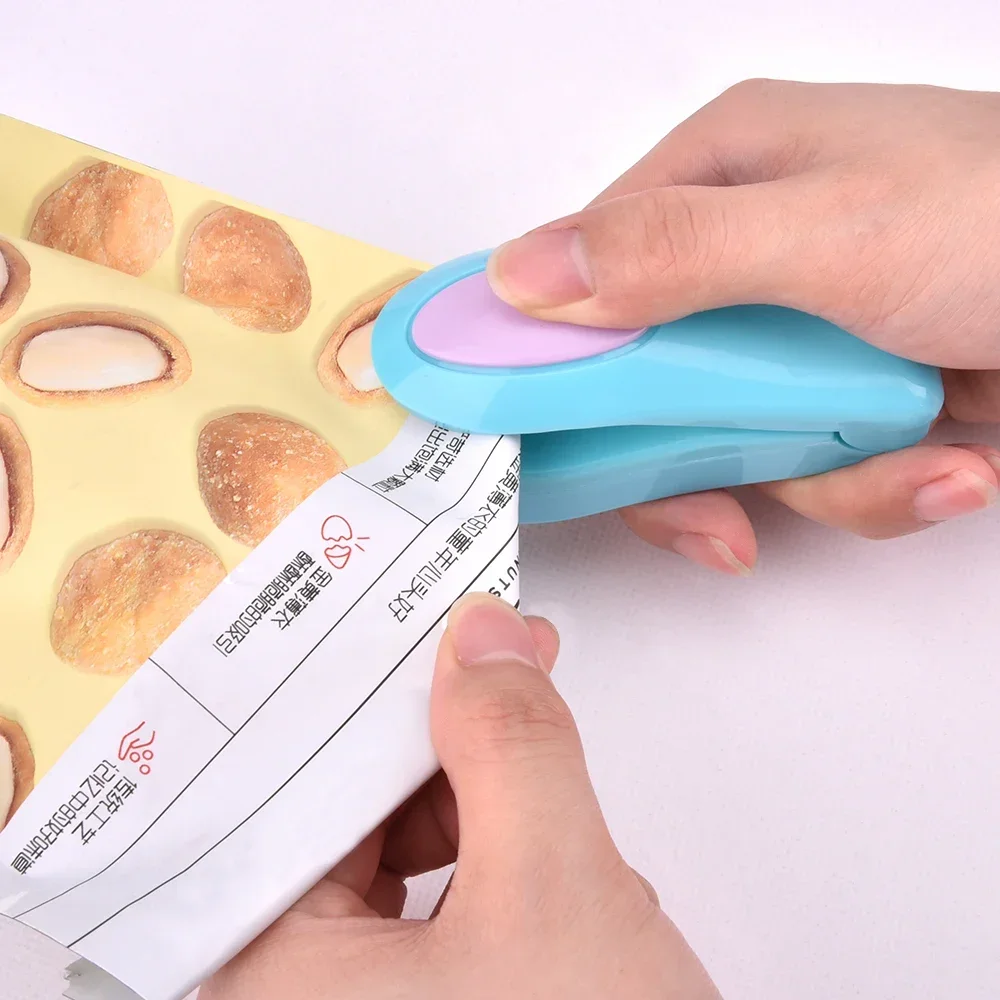 Küche Zubehör Werkzeuge Mini Tragbare Lebensmittel Clip Heißsiegelmaschine Sealer Hause Snack Tasche Sealer Küche Utensilien Gadget Artikel