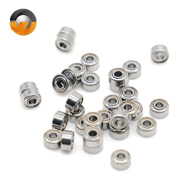 10Pcs/set ABEC-9 681XZZ Micro Bearing 1.5x4x2mm Ultra High Precision Chrome Steel ZZ Dustproof Small Bearing