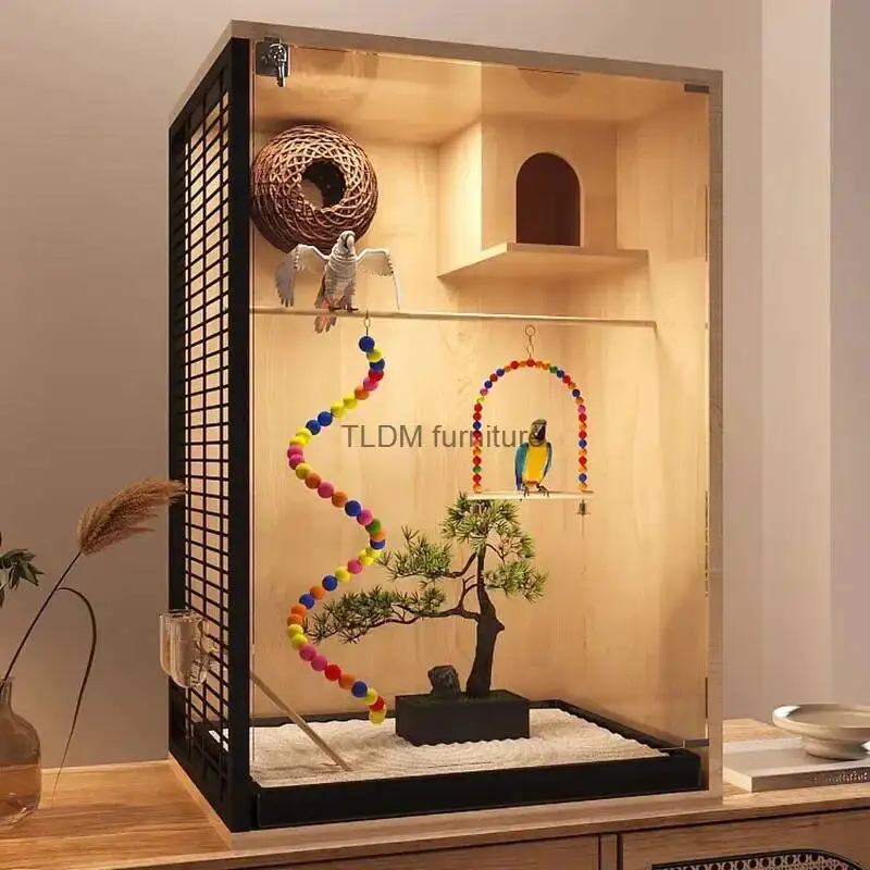 Soporte nido jaula Para pájaros hamacas portador canario conejillo de indias Alcancias cría jaula para pájaros anidación Nido Para Pajaros accesorios para pájaros
