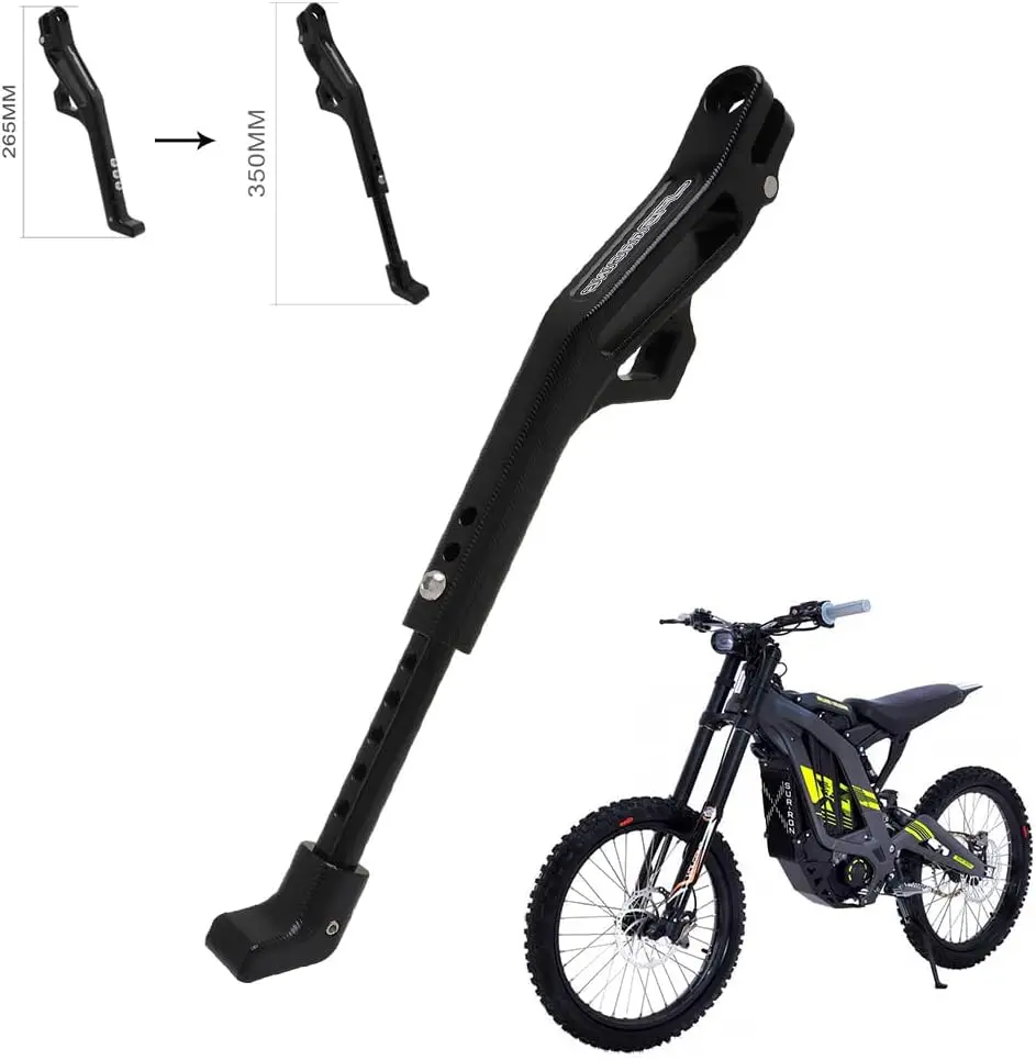 

Adjustable Aluminum Alloy Motorcycle Kickstand for Electric Dirt Bikes - 7-Level Height Adjustment