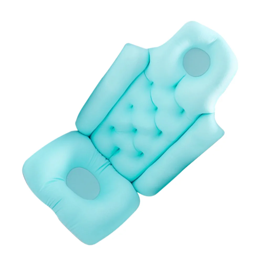 Suspension Pad Bath Cushion Backseat Bathing Bathtub Pillow Particles Polyester Spa for Baby Child