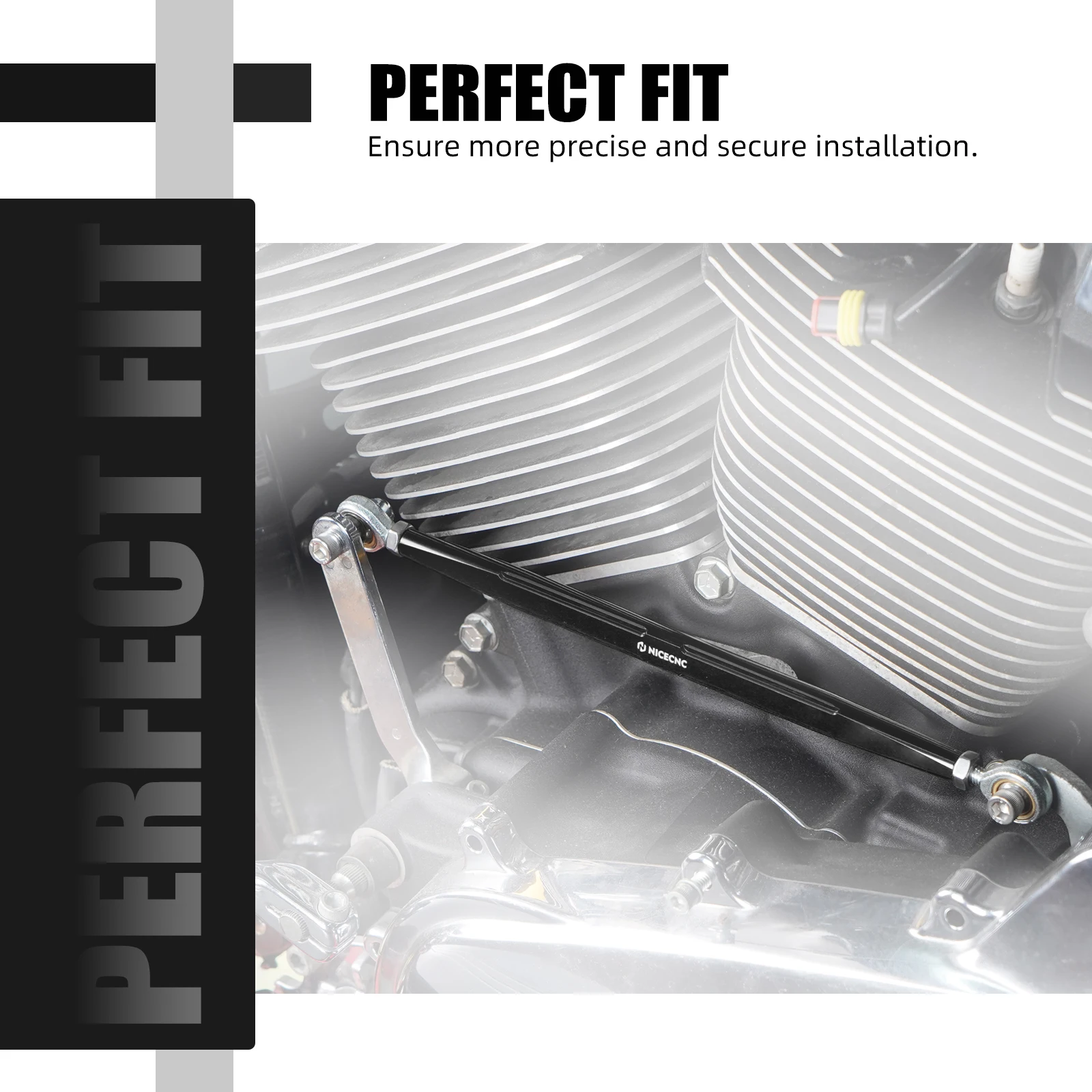 NICECNC Schaltgestänge für Harley Street Glide Special FLHXS Road Glide Road King Special FLHRXS Fat Bob FXFBS 114 – Detail 3