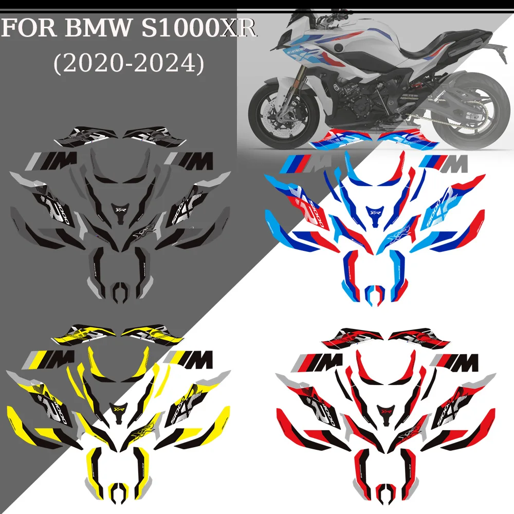 For BMW S1000XR S 1000 XR S1000 M1000 M1000XR Tank Pad Knee Grips Stickers Fairing Fender Anti-scratch body Protection 2021-2024