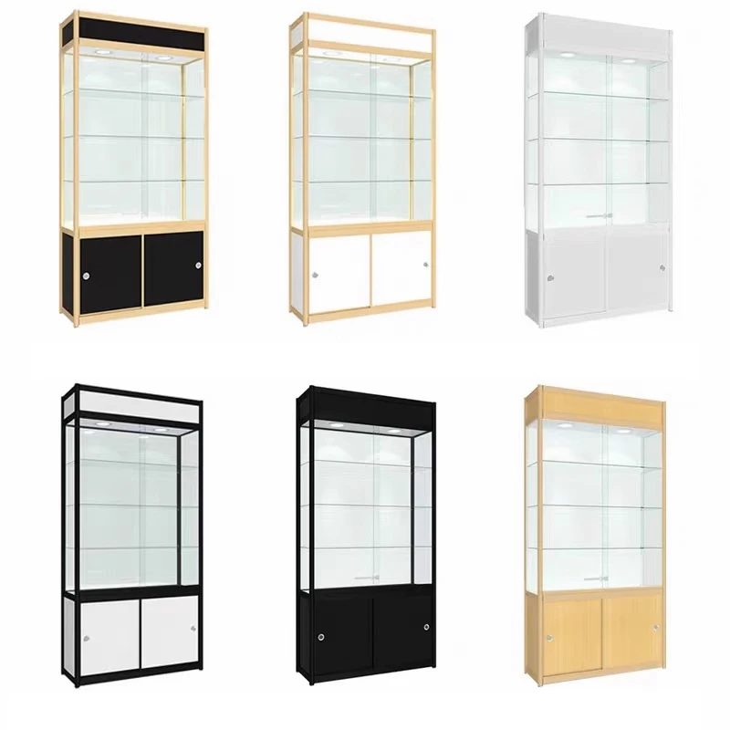 Custom.Retail Kommerzielle Glastischvitrine für Store-Displays