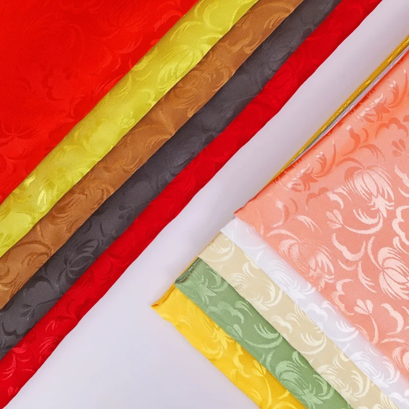 Fabrics Festive atmosphere, party clothing, props, decorations, dovetails, jacquards, glossy woven, woven polyester, sad, jacqu