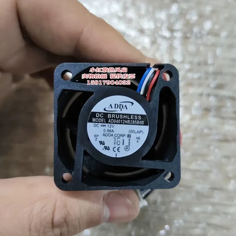 for AD04012HB285B00 ADDA Xiexi 4028 12V 0.56A 4cm Large Air Volume Server Fan