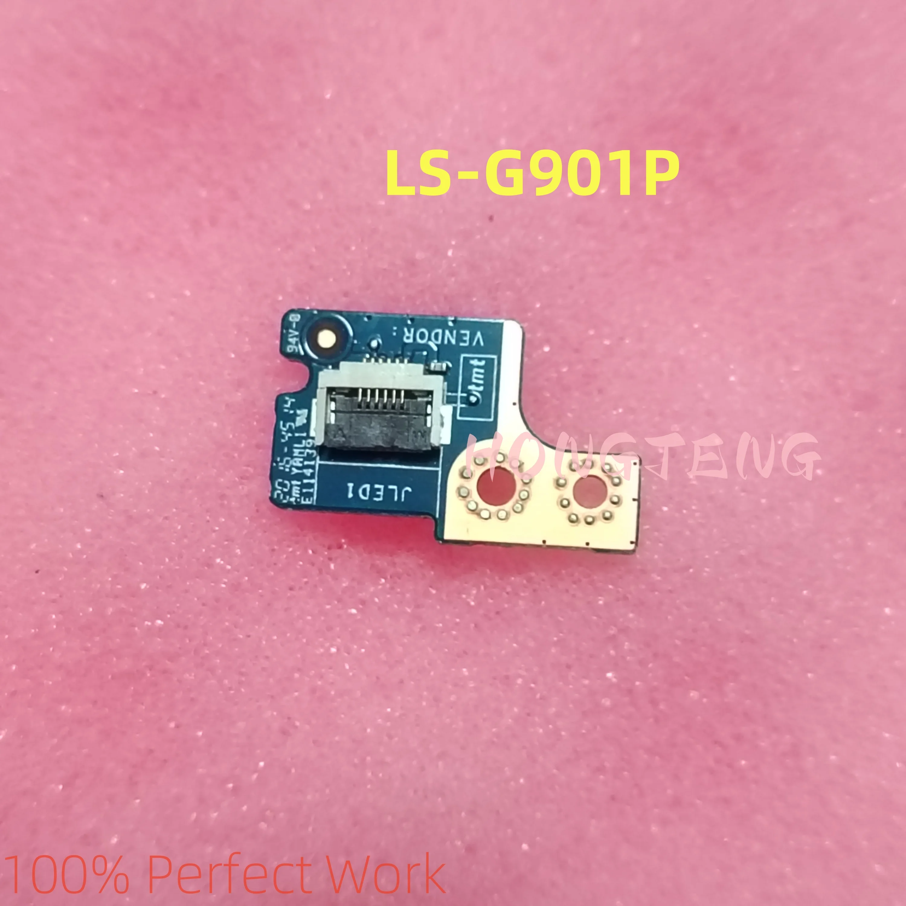 Original FOR DELL Precision 3540 Latitude 5500 LED Indicator Light Plate 0RNF94 NBX0002FL00 LS-G901P 100% Works Perfectly