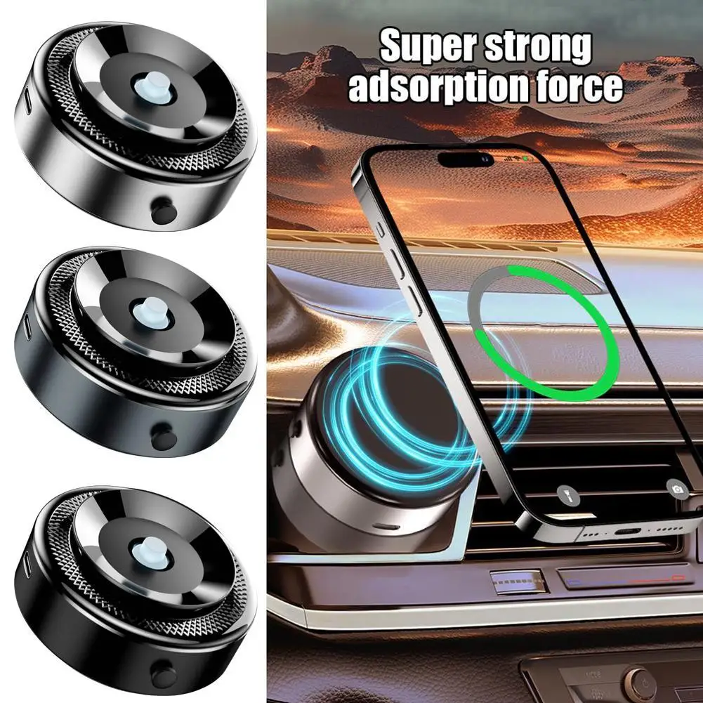 Intelligent Car Mount Mobile Phone Holder Magnetic Vacuum Adsorption Ultra Stable Suction Cup Bracket For Navigation Live Stream