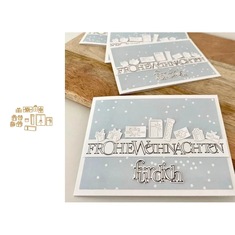 Neues Produkt im Vorverkauf: Kuchen- und Eltern-Kind-Schneidformen und Stempel für DIY-Scrapbook-Album-Dekoration, geprägte Papierkarten