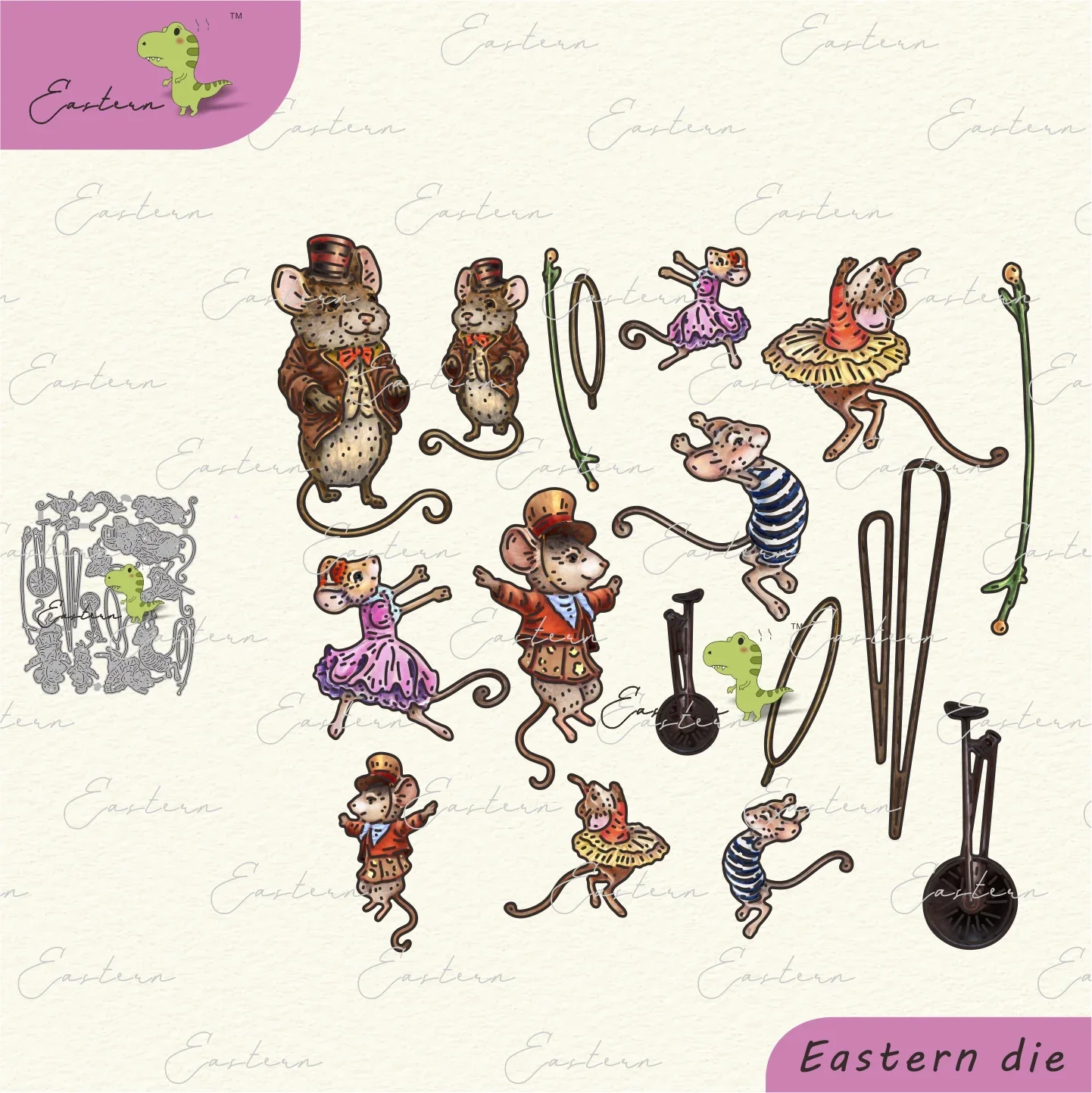 Carnival Circus Gathering Die Set new metal cutting dies for paper DIY molds Scrapbooking die cut crafts two red robins dies
