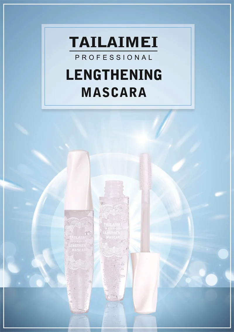 4D Langdurige Definitie Transparante Mascara Verdikking Verlenging Curling Waterdicht Gecodeerd Langdurige Curling Make-up