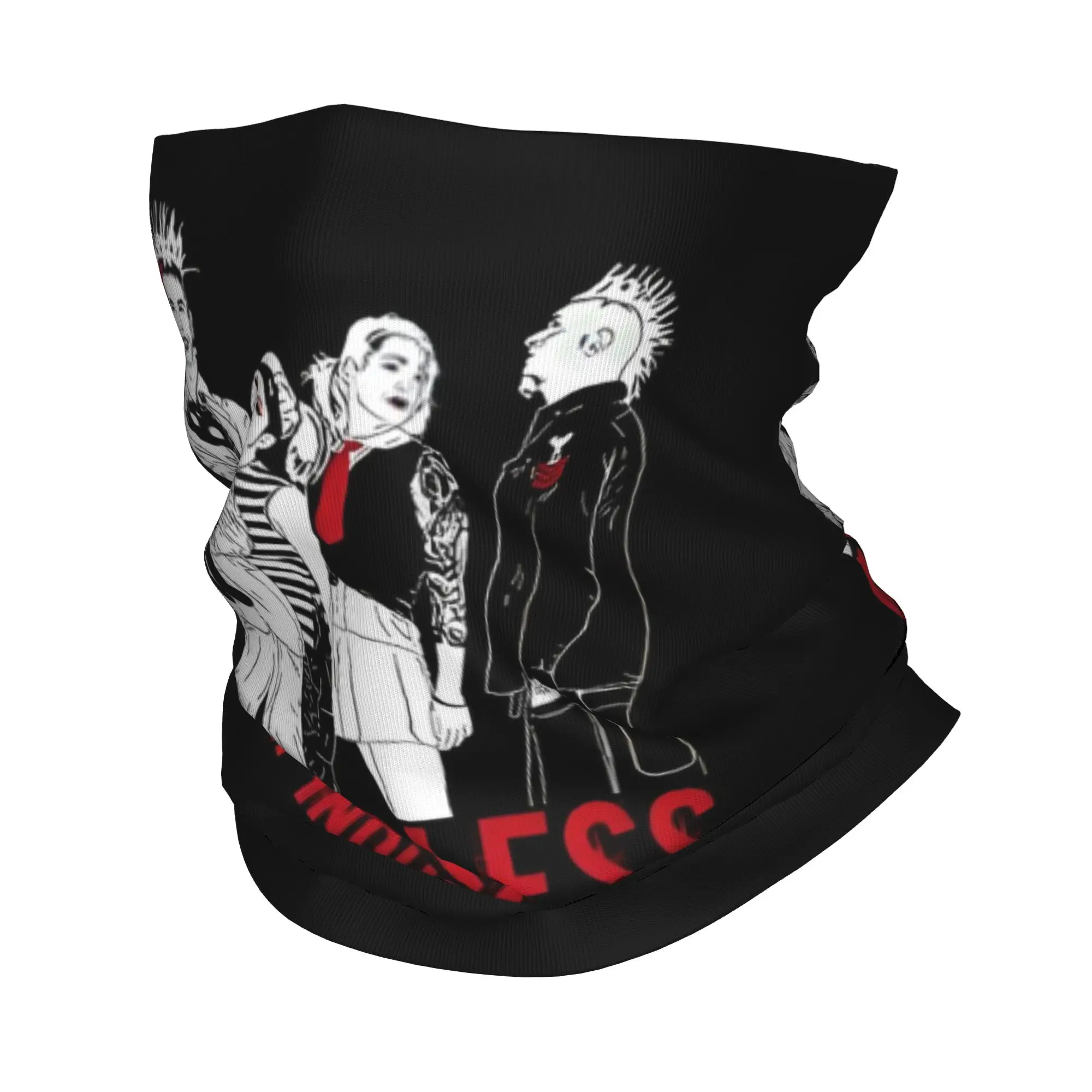 Custom M-Mindlessed Rock Bandana Neck Gaiter UV Protection Face Scarf Cover Men Women Electropunk Band Headwear Tube Balaclava