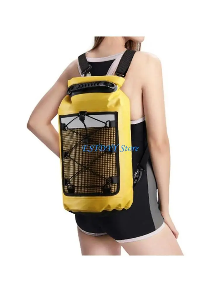 G6DE Large Volumes Surfing Bucket Bag 500D PVC Texture Suitable for Active