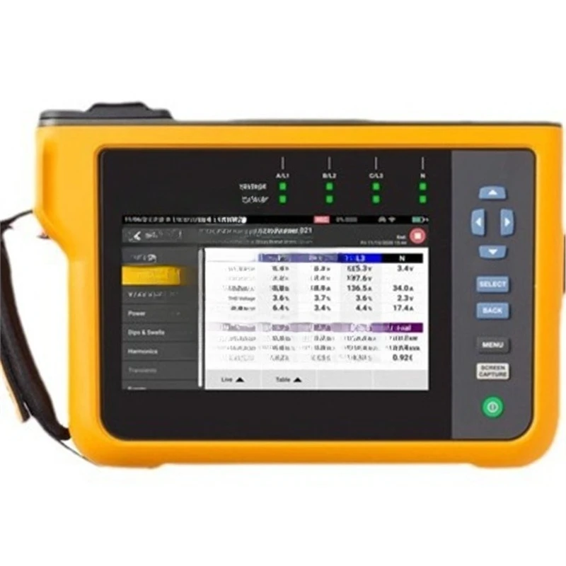 Three-phase power quality analyzer balance instrument