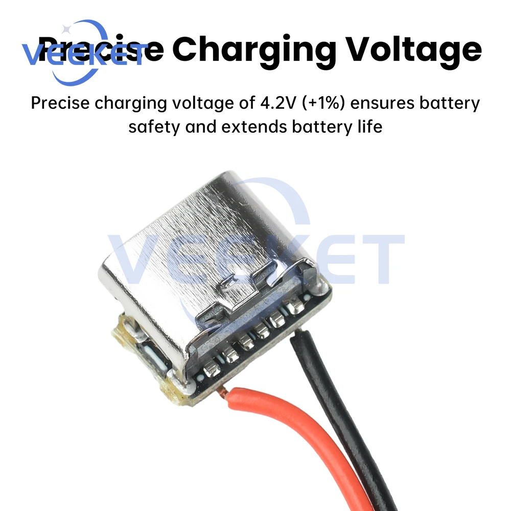 Mini Li-Ion batterijoplaadbordmodule 3,7 V 4,2 V Ultraklein formaat voor slimme draagbare micro-drones