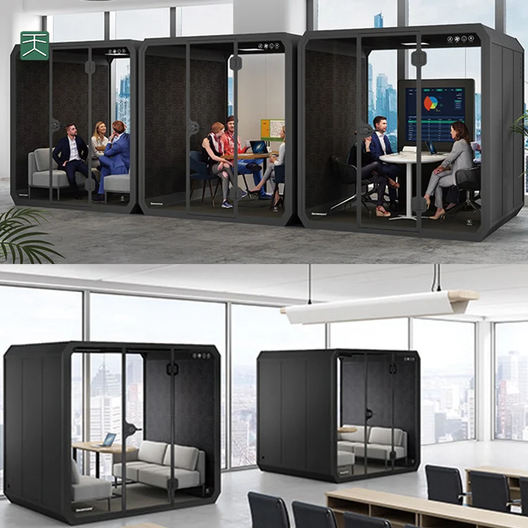 Tiange Good Ventilation Broadcast Studio di registrazione Tamburo di isolamento vocale Stand telefonico a prova di suono