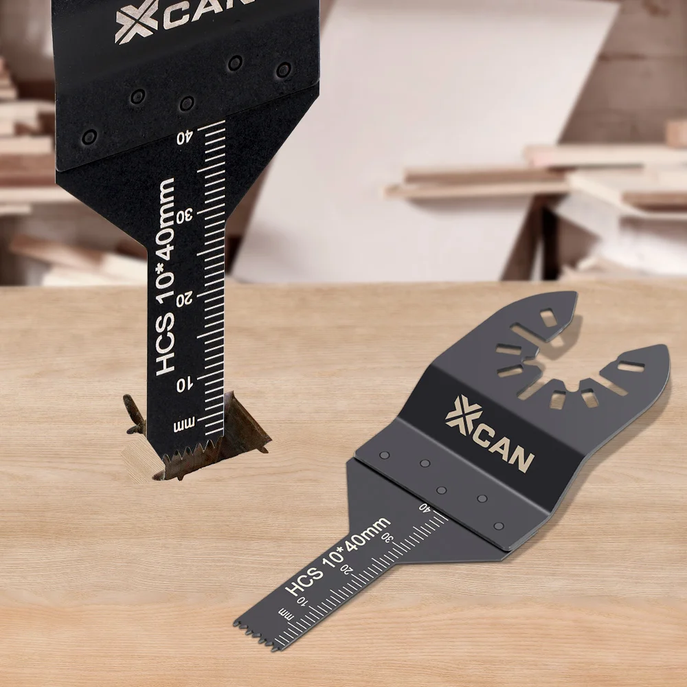 ใบเลื่อยอเนกประสงค์ XCAN 1/10/20/50 ชิ้น ใบเลื่อยเหล็กกล้าคาร์บอนสูง แบบปลดเร็ว สำหรับตัดโลหะ ไม้ พลาสติก