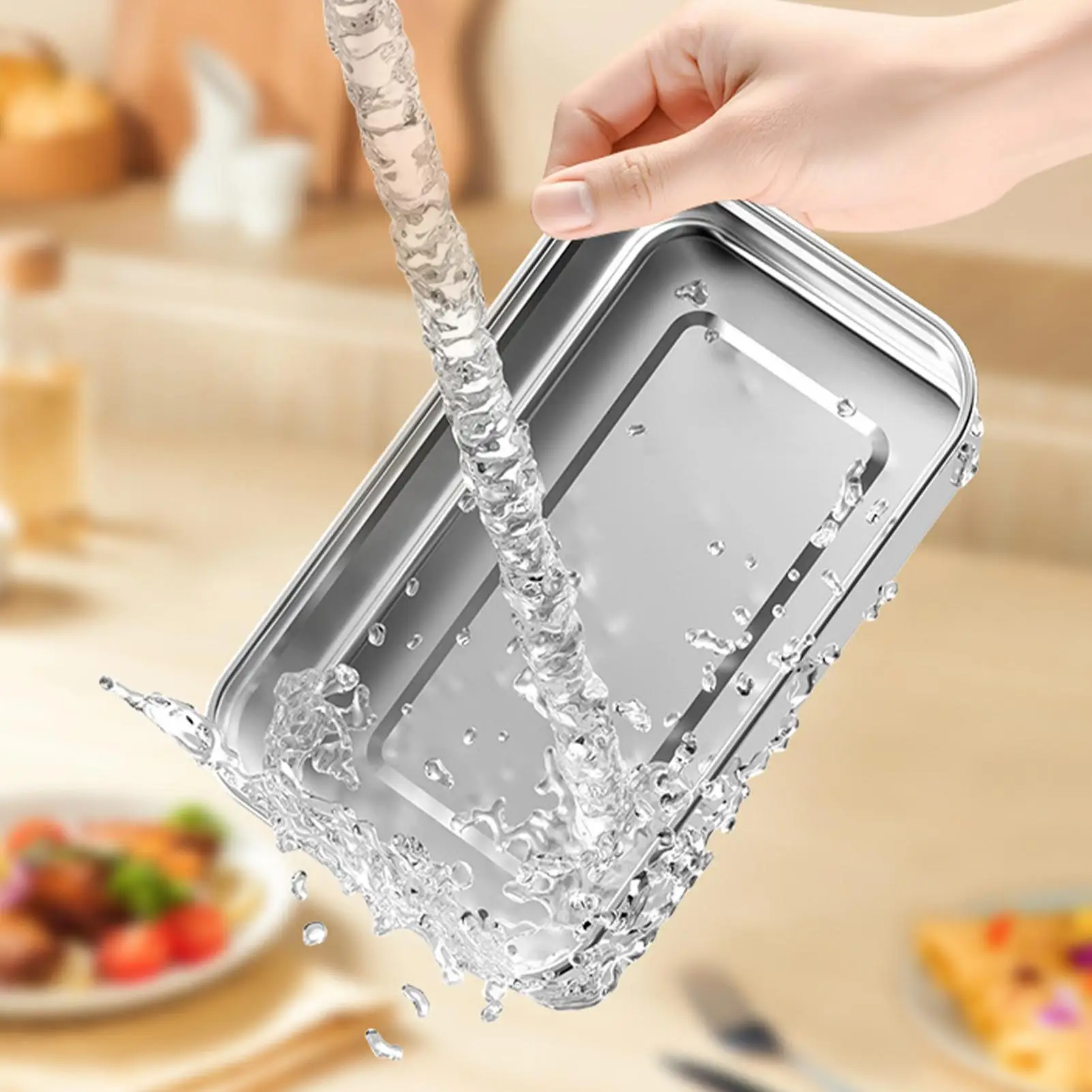 Heating Lunch Box 900ml Portable Electric Food Warmer Food Heater Box for Blue-Collar Work Office Construction Trucking Car RV