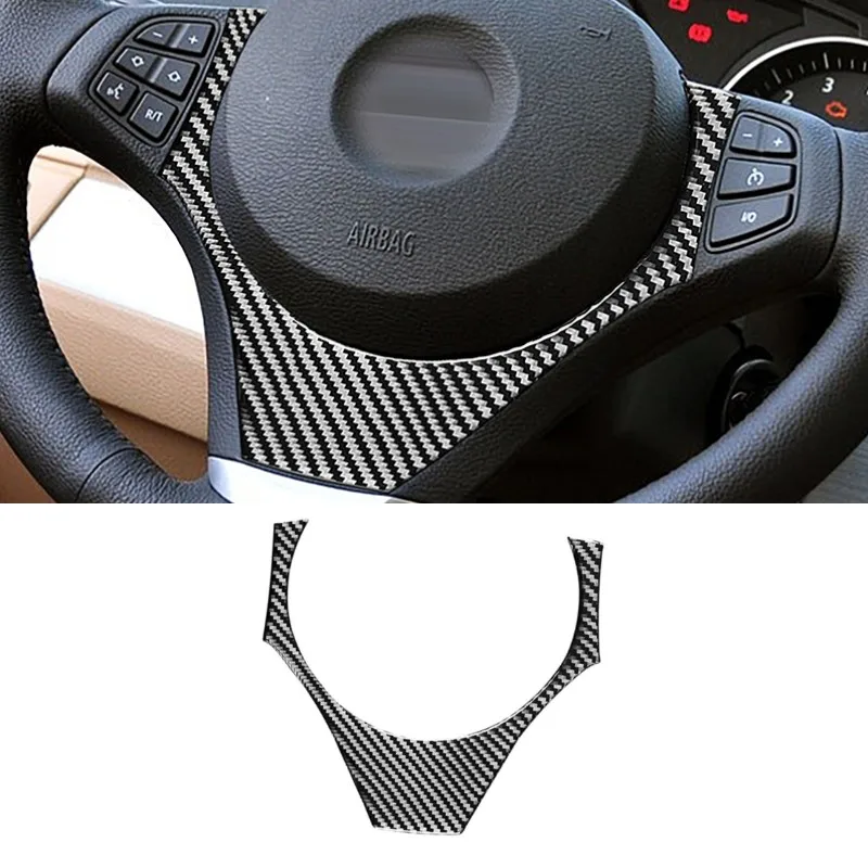 

Стайлинг автомобиля, консоль из углеродного волокна, наклейка на руль, декоративная крышка, декоративная полоса для BMW X3 E83 2006-2010, аксессуары для интерьера