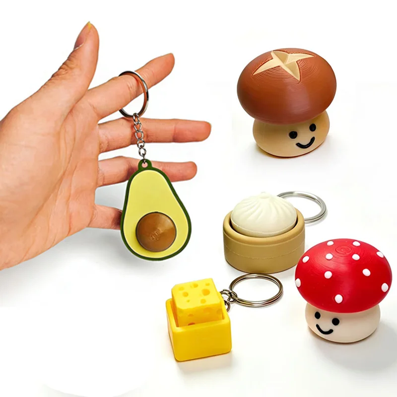 Decompression Button Finger Clicker Quiet Stress Relief Fidget Toys Focus Calm Down ADHD Anxiety Adults Office Fun Best Gifts