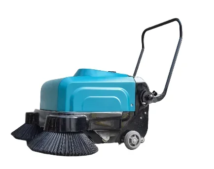Коммерческая промышленная электрическая вакуумная подметальная машина с ручной очисткой, синяя, 1050 мм