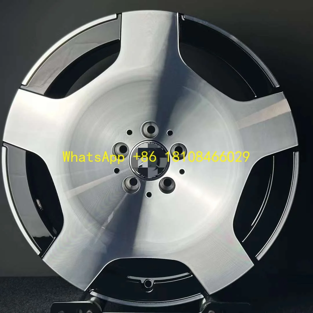 

Wheels 18-22 Inches with 20-45mm ET For for for Benz New 8-11J G63 Design 5-Spoke Black Silver Aluminum Forged G-Class