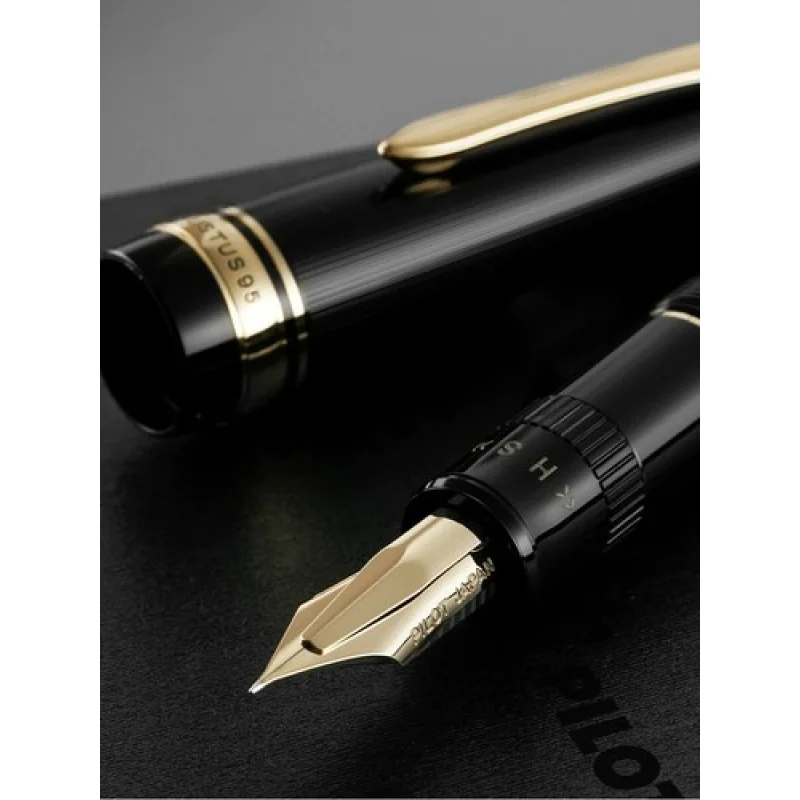 A+ per penna stilografica PILOT Justus 95 FJ-3MR con pennino regolabile, pennino in oro 14k FM/F/M