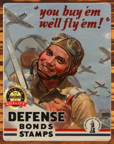 لنا سندات الدفاع العسكرية ، تشتري هنا ، ونحن سوف يطير عليه علامة معدنية