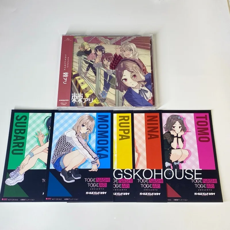GIRLS BAND CRY Regular Edition CD Includes One Photo Card Anime Music