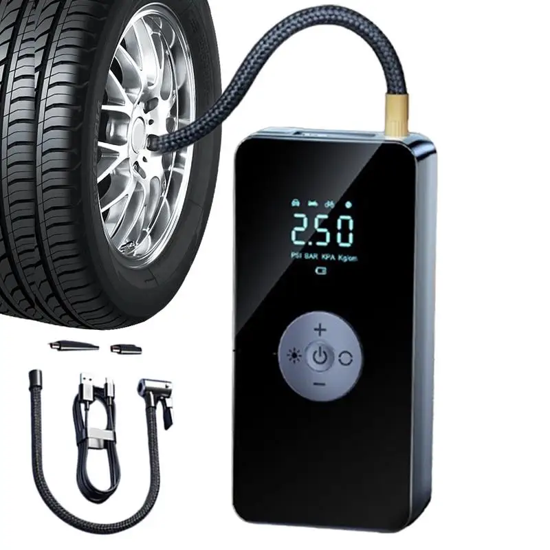 

Air Pump Tire Inflator Portable Compressor Digital Cordless Car Tyre Inflator Car Air Compressor 12V Electric Tire Inflator Pump