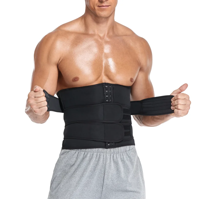 Men Waist Trainer Abdomen Reducer Modeling Belt Slimming Body Shaper Girdle Sweat Trimmer Belly Shapers Shapewear Tummy Fitness