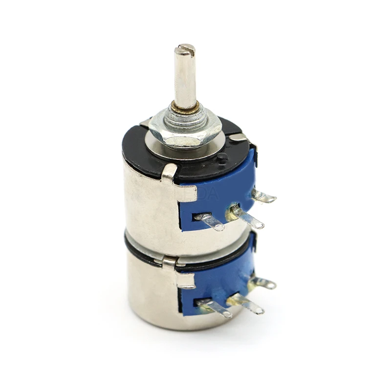 1Pcs WX14-12 3W double precision single coil wound potentiometer resistance WX14-32 1K 2K2 4K7 10K