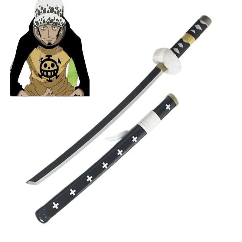 30inch Anime Cosplay 3 Style Ghost Cry Wood Assembled Katana Role Play Trafalgar D Water Law Weapon Model Sword 76cm